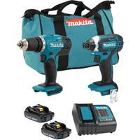 LXT 2 Tool Combo Kit, 18 V Rock Safety Industrial Ltd