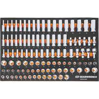 MEGAMOD Metric Mechanics Tool Set in Modular Foam Trays with Rolling Cabinet, 358 Pieces Rock Safety Industrial Ltd