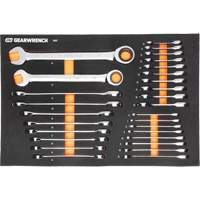 MEGAMOD Metric Mechanics Tool Set in Modular Foam Trays with Rolling Cabinet, 358 Pieces Rock Safety Industrial Ltd