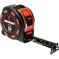 Shockforce NITE EYE Tape Measure, 1-1/4" x 35', SAE Graduations Rock Safety Industrial Ltd