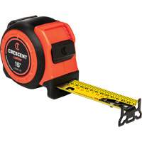 CONTROLTOUCH Tape Measure, 1-3/16" x 16', SAE Graduations Rock Safety Industrial Ltd