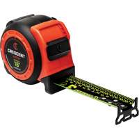  CONTROLTOUCH NITE EYE Tape Measure, 1-3/16" x 16', SAE Graduations Rock Safety Industrial Ltd
