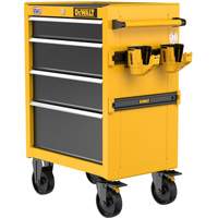 Heavy-Duty Rolling Tool Chest, 4 Drawers, 26" W x Yellow Rock Safety Industrial Ltd