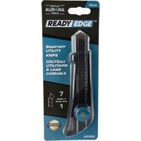 Couteau professionnel de 18 mm avec verrouillage &agrave; cliquet, Acier inoxydable, Robuste, Prise en Plastique Rock Safety Industrial Ltd