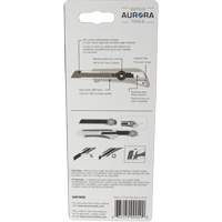 Couteau professionnel de 18 mm avec verrouillage &agrave; cliquet, Acier inoxydable, Robuste, Prise en Plastique Rock Safety Industrial Ltd