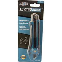 Couteau professionnel de 18 mm, Acier inoxydable, Robuste, Prise en Caoutchouc Rock Safety Industrial Ltd