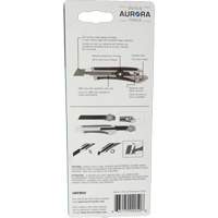Couteau professionnel de 18 mm, Acier inoxydable, Robuste, Prise en Caoutchouc Rock Safety Industrial Ltd