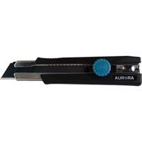 Couteau r&eacute;tractable de 25 mm, Acier inoxydable, Robuste, Prise en Caoutchouc Rock Safety Industrial Ltd