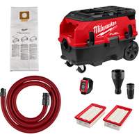 Extracteur de poussi&egrave;re &agrave; deux batteries M18 FUEL de 9 gallons, compatible avec PACKOUT avec trousse VACLINK, 27-3/4" x 19" Rock Safety Industrial Ltd