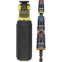 Jeu de douilles &agrave; chocs r&eacute;versibles 7 en 1 avec poign&eacute;e, Prise 1/2"/5/16"/1/4"/7/16"/9/16"/3/8', 7 mr Rock Safety Industrial Ltd