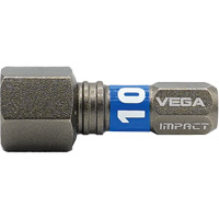 Embout Impactech, Hexagonale, 10 mm, Prise 1/4" Rock Safety Industrial Ltd
