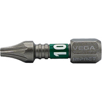 Embout Impactech, Torx inviolable, T-10, Prise 1/4" Rock Safety Industrial Ltd