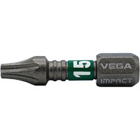 Embout Impactech, Torx inviolable, T-15, Prise 1/4" Rock Safety Industrial Ltd