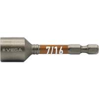 Tourne-&eacute;crou Impactech, Embout 7/16", Prise 1/4", 2-9/16" lo, Magn&eacute;tique Rock Safety Industrial Ltd