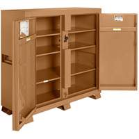 Model 109 Jobsite Cabinet with Padlock, Steel, 47.5 Cubic Feet, Tan Rock Safety Industrial Ltd