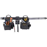 Phantom Collection 4-Piece Heavy-Duty Combo Apron, Leather, Black Rock Safety Industrial Ltd