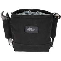 Sac Phantom pour &eacute;crous et boulons avec 2 manchons, Toile, 3 pochettes, Noir Rock Safety Industrial Ltd