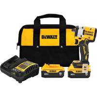ATOMIC MAX* Cordless Impact Wrench With Hog Ring Anvil Kit, 20 V, 1/2" Socket Rock Safety Industrial Ltd