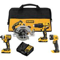 MAX* Cordless Brushless 4-Tool Combo Kit (2.0Ah), 20 V Rock Safety Industrial Ltd