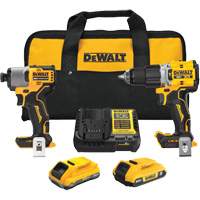 XR Brushless Cordless Premium Drill Driver Kit with 4 Ah POWERSTACK Battery and 2 Ah Battery, 20 V Rock Safety Industrial Ltd