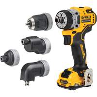 XTREME Brushless Cordless 5-in-1 Drill/Driver Kit, Lithium-Ion, 12 V, 3/8" Chuck Rock Safety Industrial Ltd
