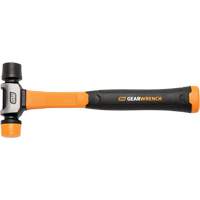 Soft Face Hammer, 16 oz. Head Weight, Plain Face, Solid Steel Handle, 12-1/4" L Rock Safety Industrial Ltd