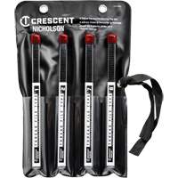 4-Piece Thread Restoring File Set, Square, 9" Rock Safety Industrial Ltd