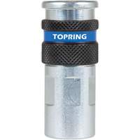 Raccord industriel rapide QUIKSILVER 2, Acier zingu&eacute;, 1/4", NPT femelle, 362 PSI Rock Safety Industrial Ltd