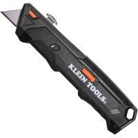 Couteau r&eacute;tractable &agrave; chargement automatique avec magasin de lames double face, Acier, Prise en Plastique Rock Safety Industrial Ltd