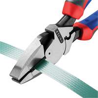 Pince pour monteurs de lignes &agrave; levier d&eacute;multipli&eacute;, type Nouvelle-Angleterre avec tire-fil, sertisseur et poign&eacute;e KNIPEXTEND Rock Safety Industrial Ltd