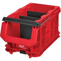 Bac compact PACKOUT, 15-1/2" x 9-1/2" x 8-3/4", Noir/Rouge Rock Safety Industrial Ltd