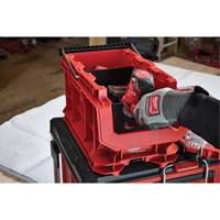 Bac compact PACKOUT, 15-1/2" x 9-1/2" x 8-3/4", Noir/Rouge Rock Safety Industrial Ltd
