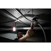 Rechargeable Low-Profile Magnetic Task Light, LED, 100/250/500 Lumens, Plastic/Aluminum Housing Rock Safety Industrial Ltd