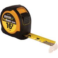 Plan Reader Power Tape with Steel Belt Clip, 1" x 16', 1/16" Graduations Rock Safety Industrial Ltd