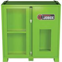 Armoire de rangement d'&eacute;PI sur place, Acier, Vert lime haute visibilit&eacute; Rock Safety Industrial Ltd