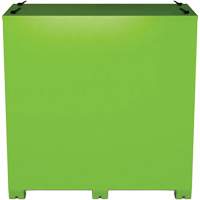 Armoire de rangement d'&eacute;PI sur place, Acier, Vert lime haute visibilit&eacute; Rock Safety Industrial Ltd