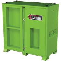 Armoire de rangement d'&eacute;PI sur place, Acier, Vert lime haute visibilit&eacute; Rock Safety Industrial Ltd