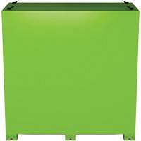 Armoire ventil&eacute;e pour le rangement d'&eacute;PI sur place, Acier, Vert lime haute visibilit&eacute; Rock Safety Industrial Ltd
