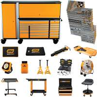 MEGAMOD Mechanics Tool Set in Premium Modular Foam Trays with Tool Storage & Shop Equipment, 1629 Pieces Rock Safety Industrial Ltd