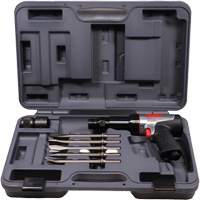 Heavy-Duty Air Hammer with Chisels, 21.8 CFM, 1/4" NPT, 2600 BPM, 3/4" x 3-3/4" (0.0mm x 0.0mm) Rock Safety Industrial Ltd