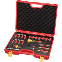 3/8" Drive VDE Insulated Tool Set, 1000 V, 20 Pcs Rock Safety Industrial Ltd