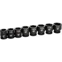 6-Point SAE Socket Set, 8 Pcs, Impact, 3/4" Drive Size Rock Safety Industrial Ltd