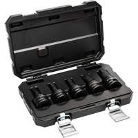 SAE Impact Bit Socket Set with Blow Mold Case, Hex, 3/4" Drive, 5 Pcs Rock Safety Industrial Ltd