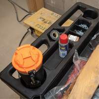 MODbox Utility Cart, 0 Drawers, 44-63/100" L x 25-1/2" W x 39" H, Black Rock Safety Industrial Ltd