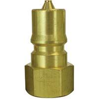 Hydraulic Quick Coupler Plug, 1" Dia., Brass Rock Safety Industrial Ltd