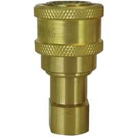 Hydraulic Quick Coupler - Brass Manual Coupler, Brass/Stainless Steel Rock Safety Industrial Ltd