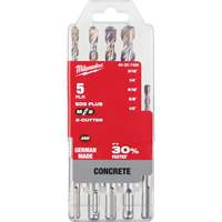 Jeu de forets pour marteau perforateur M/2 SDS-Plus, 5 morceaux, Carbure Rock Safety Industrial Ltd