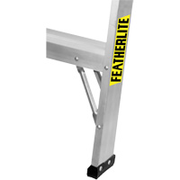 Industrial-Duty Sawhorse, 2' H x 31.9375" W x 23.50" D, 300 lbs. Capacity, Aluminum Rock Safety Industrial Ltd