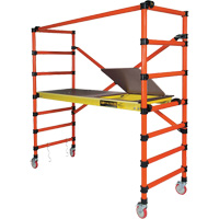 Mobile Work Scaffolding - Speedy Mobile Scaffolding, Fibreglass Frame, 79-1/2" D x 78" H Rock Safety Industrial Ltd
