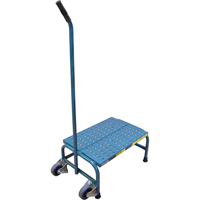 Escabeaux roulants Tilt-N-Roll, 1 marche(s), 16" l x 29" la x 12" h, Capacit&eacute; 300 lb Rock Safety Industrial Ltd